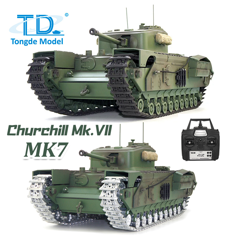 Tongde RC Tank 1/16 Churchill  - Home Automation Tutorial review and price