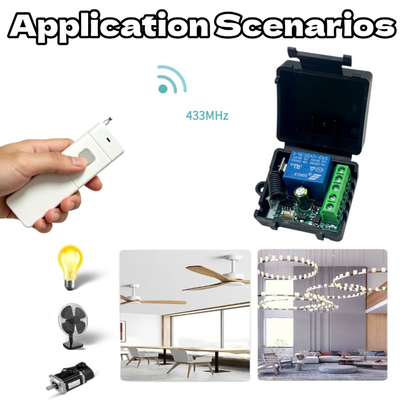 433Mhz DC 12V 6V-30V 1CH Unive - 433Mhz Receiver Module review and price